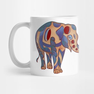 Happy little decorated elephant Mug